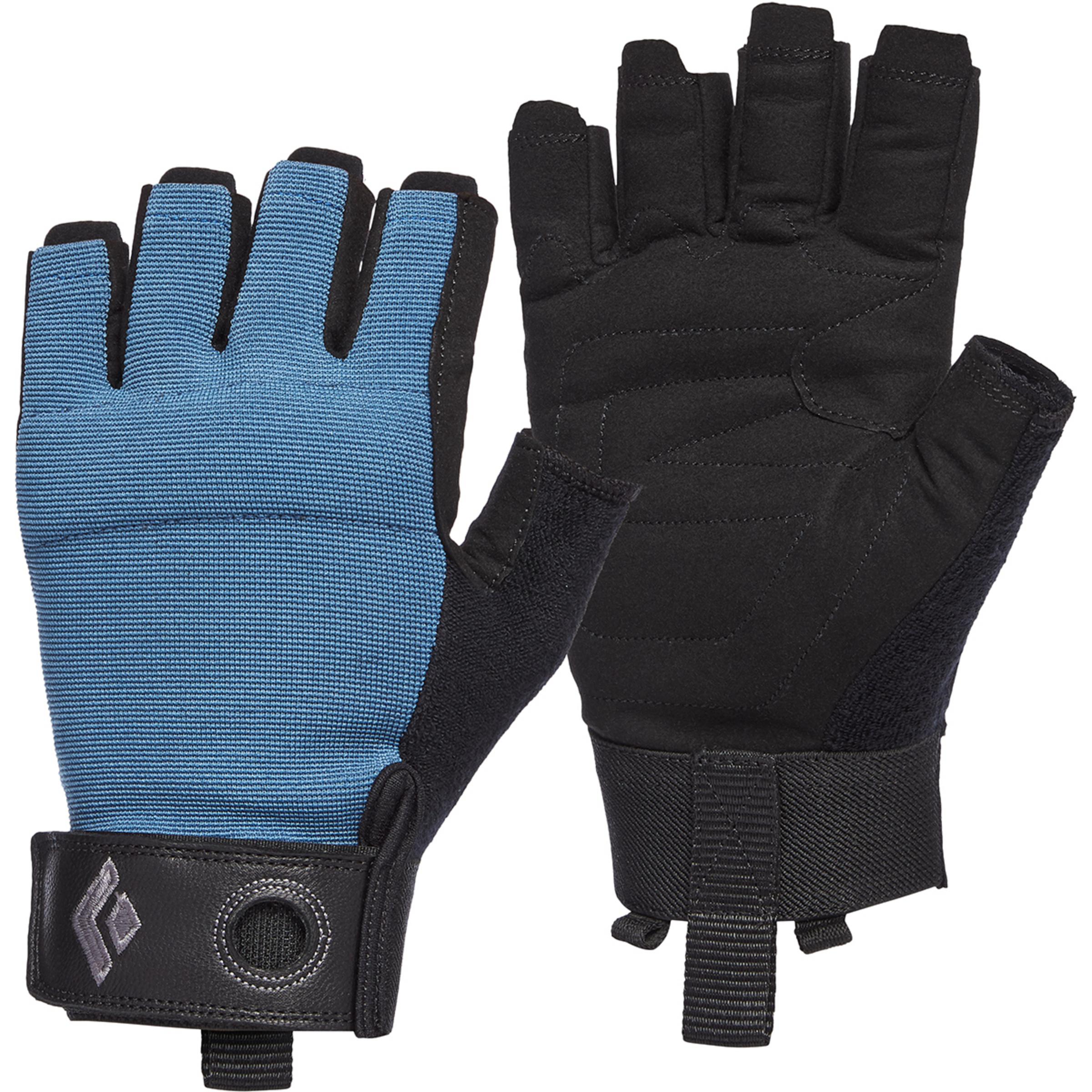 Black Diamond Crag Half-Finger Kletterhandschuhe Klettersteig-Handschuhe blau Größe M Alpinklettern | Klettersteig Widerstandsfähig