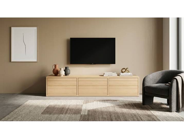 Lowboard aus Massivholz – kostenlose Holzmuster Erle Natur geölt