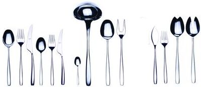 Mepra Avanguardia Flatware Set (Configuration P) - 113 Pieces