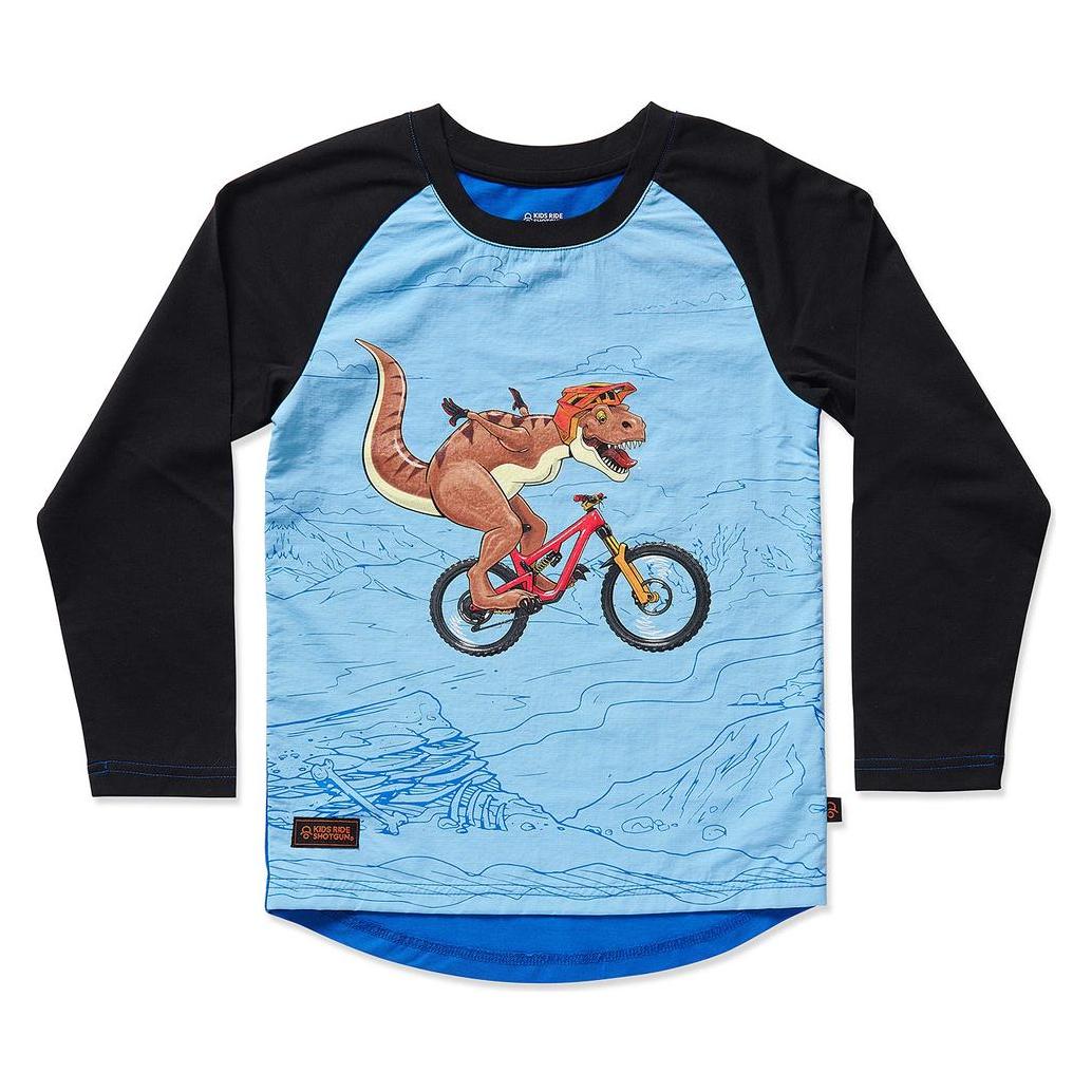 Kids Ride Shotgun Dino Windproof Kids MTB Jersey (110, 116) (9000004005)
