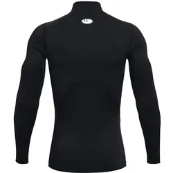 Under Armour, Herren, Sportshirt, ColdGear Armour Compression Mock Herren Longsleeve (S), Schwarz