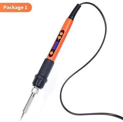 Uplifted Goods Digital Adjustable Temperature Electric Soldering Iron Kit 100W set A us