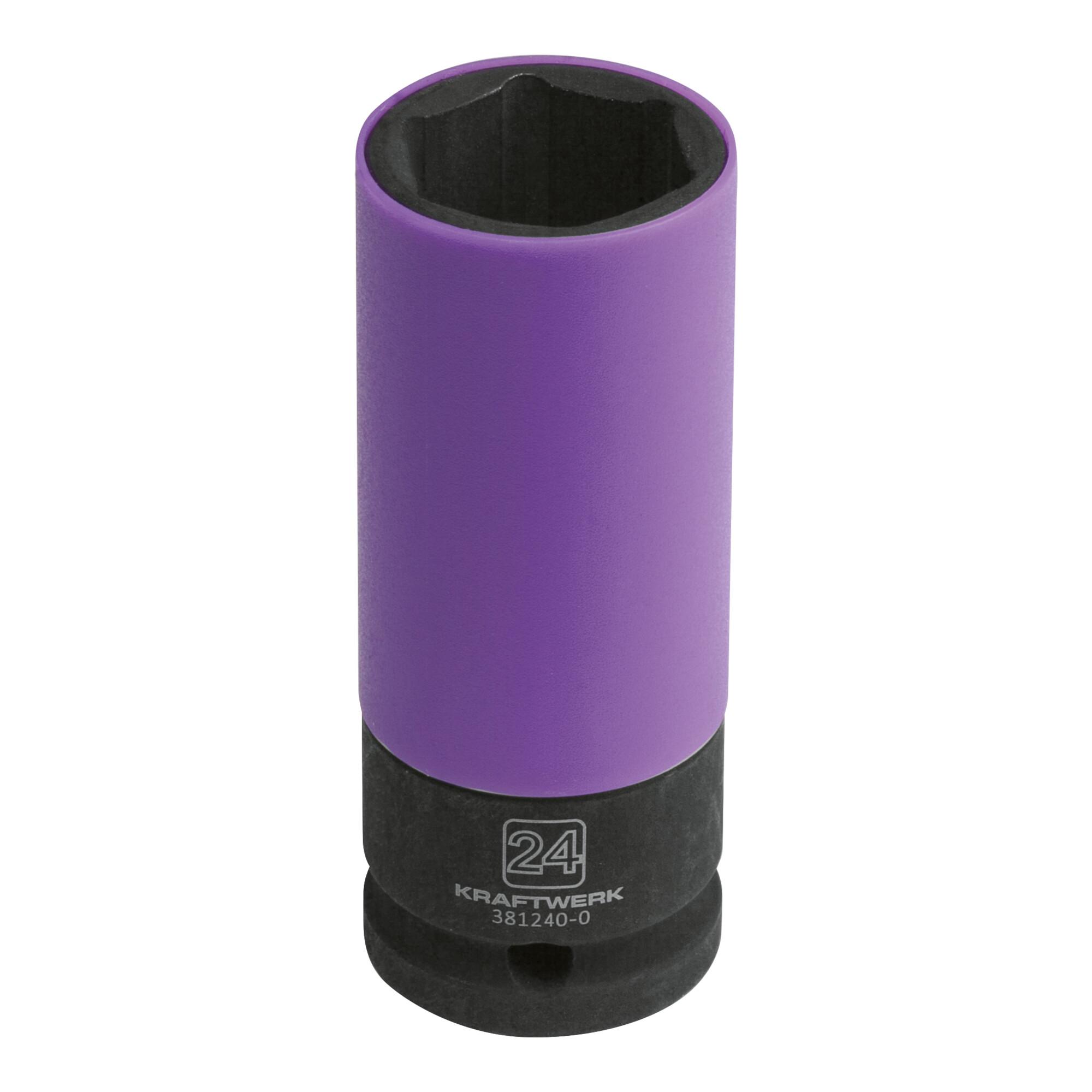 Kraftwerk Tiefe Schlagnuss 1/2 24mm m. Plastikring (381240-0)
