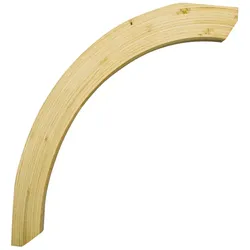 Skan Holz Runde Kopfbänder für Pavillon Nancy / Nice / Cannes / Orleans / Odenwald grau