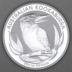 Silbermünze 1oz "Kookaburra" 2012 (Australien)