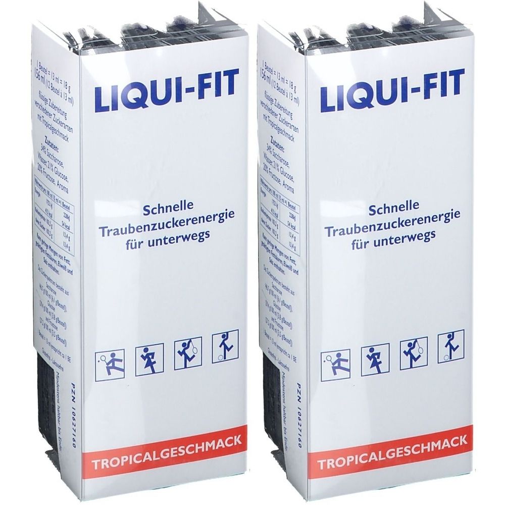Liqui FIT flüssige Zuckerlösung Tropical Beutel 2x 2x12 St