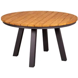 dekoVries GmbH deVries Teakholz-Gartentisch Vermont - ø 130 cm