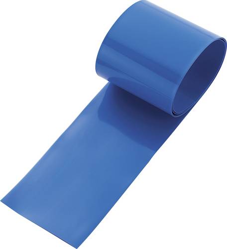 TRU Components 1570886 Akkuschrumpfschlauch ohne Kleber Blau 44mm 22mm Schrumpfrate:2:1 1St.