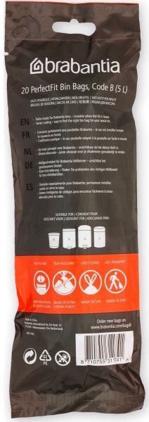 Brabantia Affaldspose B   5 L   20 Stk.