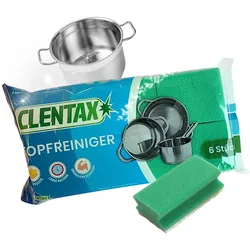 CLENTAX Topfreiniger 6 Stk (mit Griffleiste)