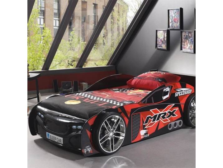 Lit Enfant Voiture  MRX  90x200cm Noir