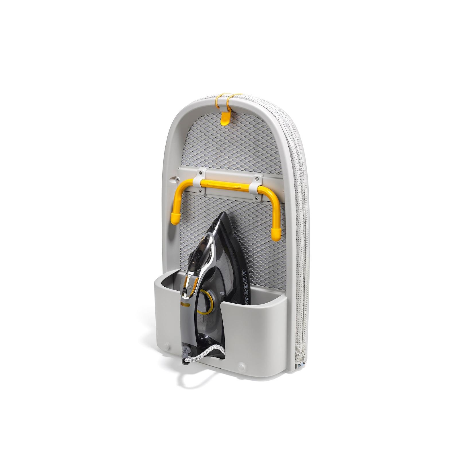 Joseph Joseph Pocket Max Tischbügelbrett, 110cm Bügelfläche, Faltbares Mini-Bügelbrett mit Aufhängehaken