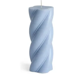 HAY, Kerzen, - Soft Serve Kerze Medium - Ø7.8 x H19.5 cm - Hellblau