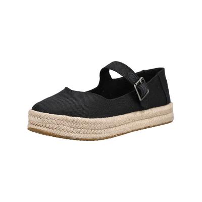 Slipper TOMS "TOMS Slipper Textil", Damen, Gr. 40, schwarz, Textil, Schuhe Slipper