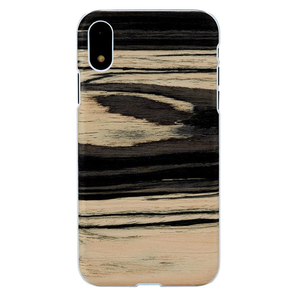 Man&Wood SmartPhone case iPhone XR white ebony white (Apple iPhone XR) (1000000394)