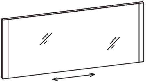 Artiqua Variabler LED-Spiegel, Eiche Ribbeck quer NB, 071-SFV-2-17-444 071-SFV-2-17-444