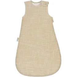 Alvi Ganzjahresschlafsack Baby-Maxime Slub Muslin 2.0 TOG, beige, 50