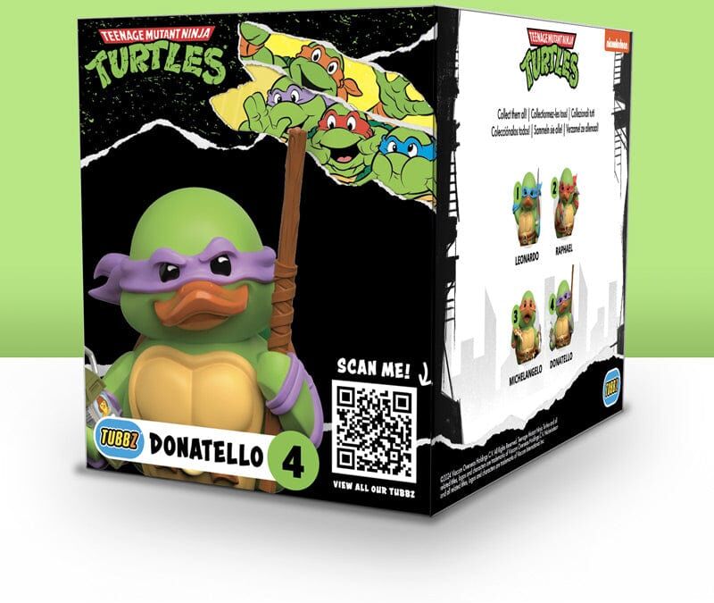 Tubbz Collectibles – Teenage Mutant Ninja Turtles – Donatello (Boxed Edition) - Official TMNT Collectible - Tubbz