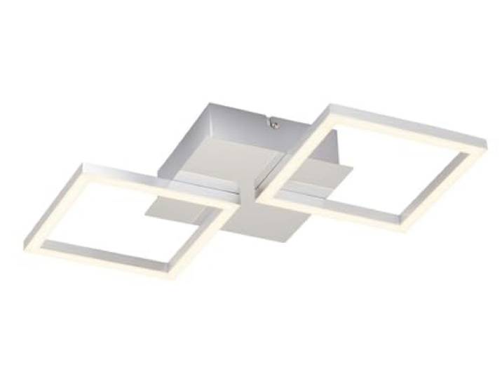 BRILONER - Plafonnier LED avec couleur de lumière blanc chaud\, orientable\, 5\,5 watts chacun\, 500 lumens chacun\, plafonnier LED\, lampe de cuisine\, 47x22\,6x7\,3 cm\, chrome-aluminium