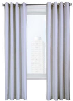 ThermaLogic ThermaPlus Ventura Total Blackout Foamback Grommet Curtain Panel Pair