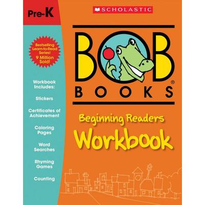 Bob Books - Beginning Readers Workbook Phonics, Alphabet, Writing Practice, Stickers, Ages 3 and Up, Pre-K, Kindergarten (Stage 1: Starting to Read),