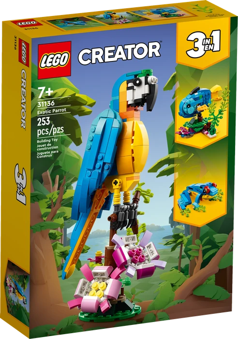 LEGO Creator 3 in 1 31136 Exotischer Papagei