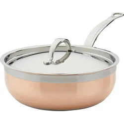 Copperbond Tiefe Pfanne mit Deckel 24 cm
