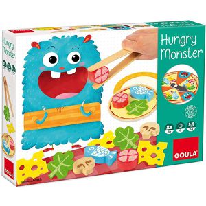 Goula Brettspiel 53172, Hungriges Monster, ab 3 Jahre, 2-4 Spieler