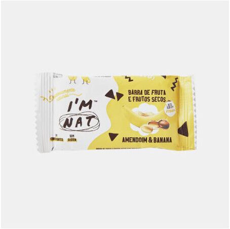 I´M NAT BARRA DE FRUTA E FRUTOS SECOS AMENDOIM BANANA 45g