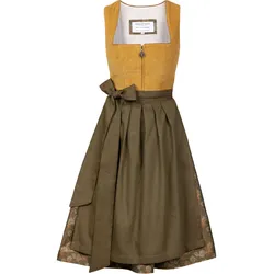Midi Dirndl Hanna Cord Gelb