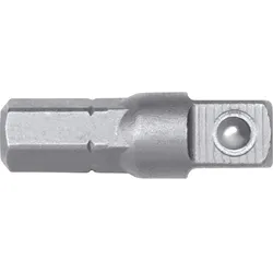 Werkzeugschaft GEDORE RED 1/4'', 4-kant x 1/4'' 6-kant, Länge 25mm