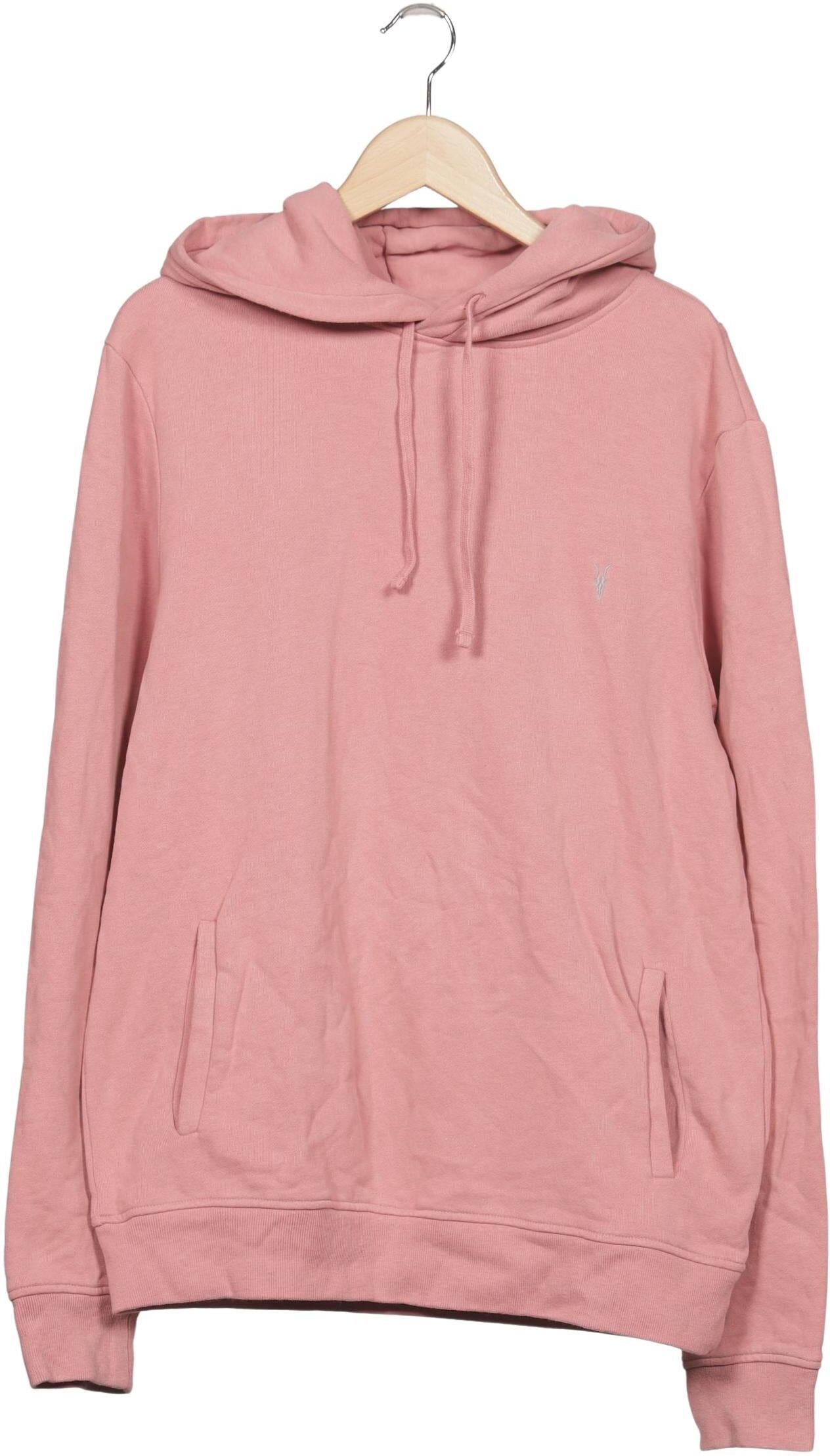 All Saints Herren Kapuzenpullover, Pink, Gr. M, Baumwolle - Second Hand
