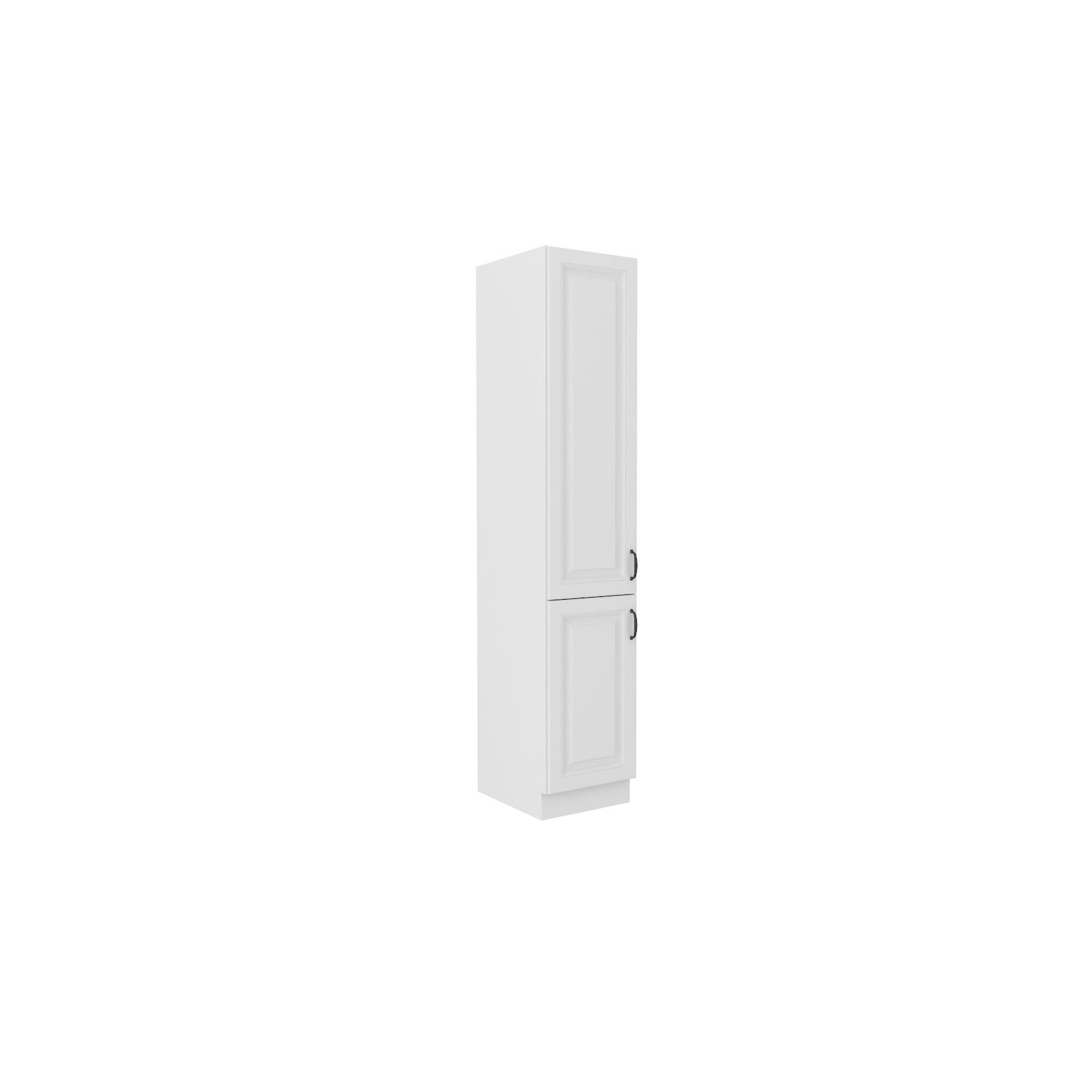 Küchen Vorratshochschrank 40 cm Stilo Weiss Küchenzeile Küchenblock