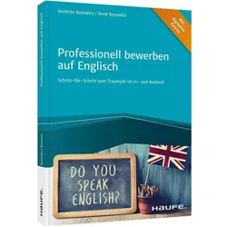 Professionell bewerben auf Englisch, Ratgeber von René Bosewitz, Annette Bosewitz