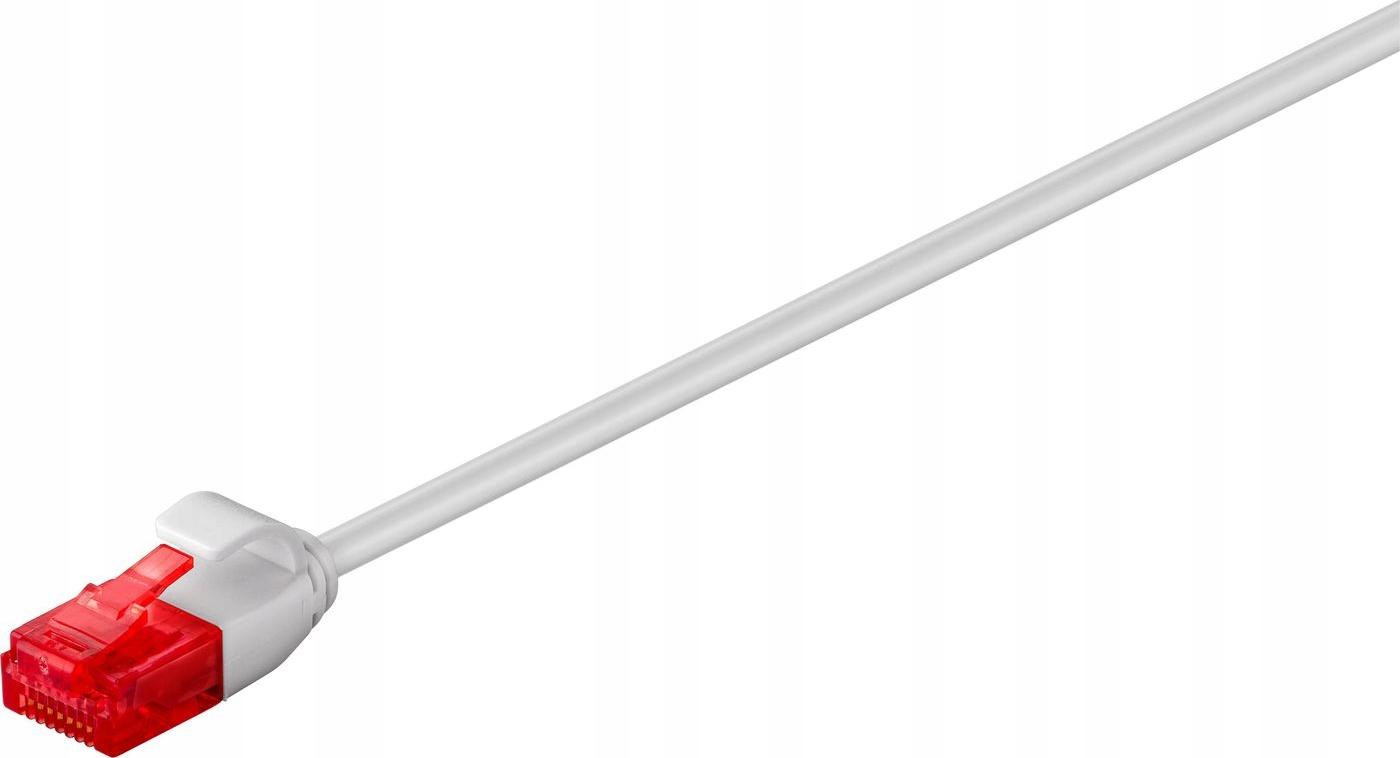 Microconnect V-UTP6005-SLIM Cat6 U/UTP Netwerkkabel RJ-45 naar RJ-45, 0,5 meter, grijs