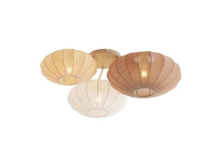 Qazqa japandi plafonnier lumière plafond blanc rond 81.5cm Bida