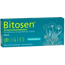 Bitosen 20 mg Schmelztabletten 10 St