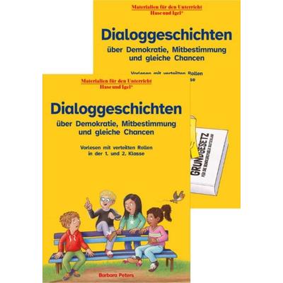 Kombipaket Dialoggeschichten über Demokratie, Mitbestimmung und gleiche Chancen, Zubehör von , Hase und Igel Verlag, 978-3-86316-574-1