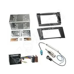 Autoradio 2-DIN Einbaurahmen Radioblende+Adapterkabel Einbauset für Mercedes ...