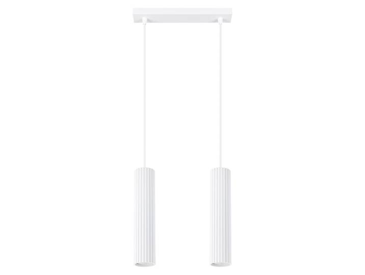 Lampe suspendue KARBON 2 blanc 2xGU10 10W aluminium 90x6.5x30cm Sollux Lighting