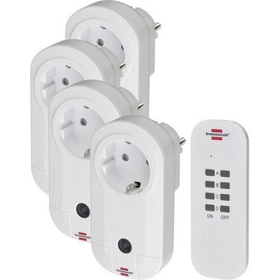 Brennenstuhl Comfort-Line 1507050 Funk Steckdosen-Set Innenbereich 1000W