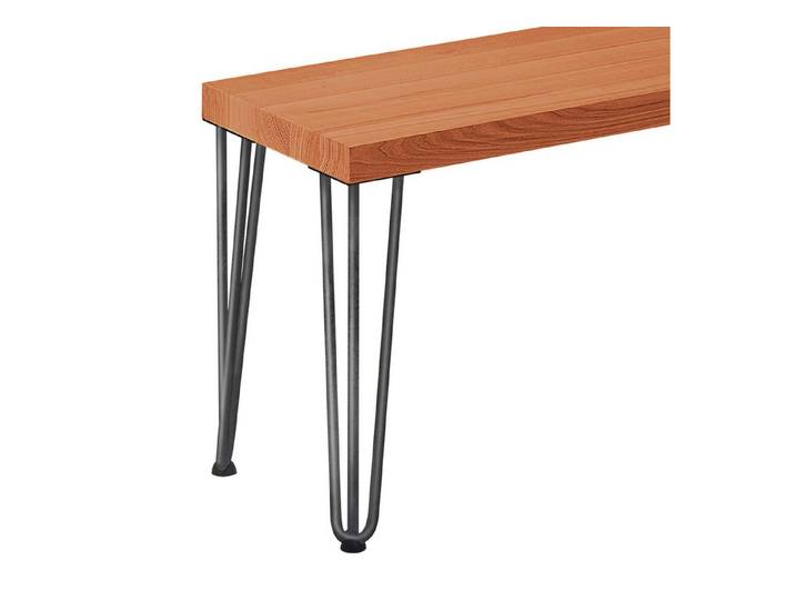 LAMO Manufaktur Sitzbank LSB Sitzbank (Komplett-Set, 5-Teilig), 40mm stake Massivholzplatte