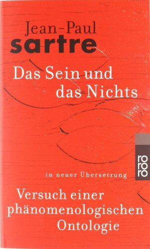 Jean-Paul Sartre - Gesammelte Werke in Einzelausgaben. Philosophische Schriften Band 3: Das Sein und das Nichts. Versuch einer phänomenologischen Ontologie - Preis vom 30.09.2026 09:01:18 h