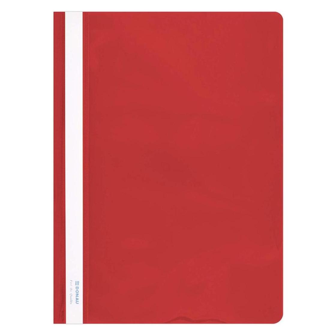 Donau PVC-Schnellhefter - A4 - Rot - 150 μm - 10 Stück (72200990)