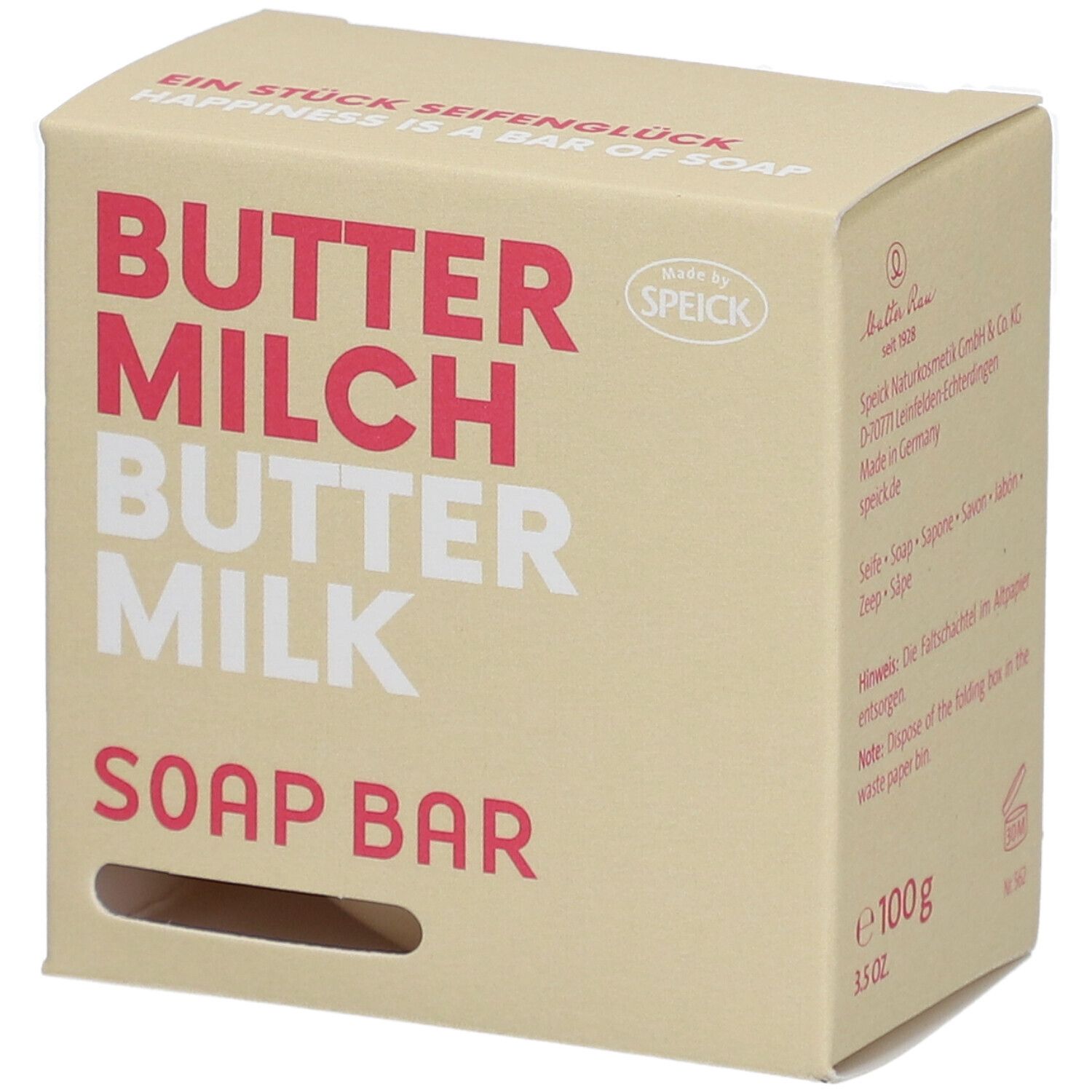 Soap BAR Buttermilch 100 g Seife