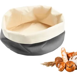 Westmark Brottasche rund 20 x 12 cm anthrazit/beige