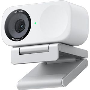 Insta360 Webcam Link 2C, weiß, USB-C, mit Mikrofon und und Abdeckung, 4K UHD (2160p)