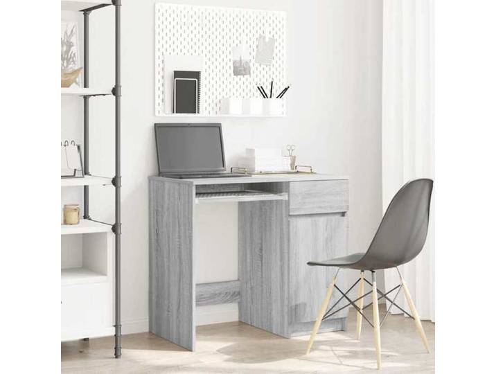 FAF-NEUF* Bureau - Déco Home - sonoma gris - 86x49x76 cm bois d'ingénierie JUIN78527350