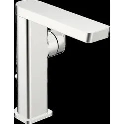 HANSA HANSASTELA ECO Waschtisch-Einhebelmischer, mit Ablaufgarnitur, Ausladung 134 mm, 3.36L /min, 571522730004