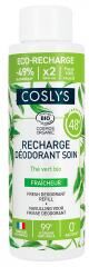 Coslys Déodorant Soin Corporel 48H Fraîcheur Recharge Bio 100 ml - Flacon